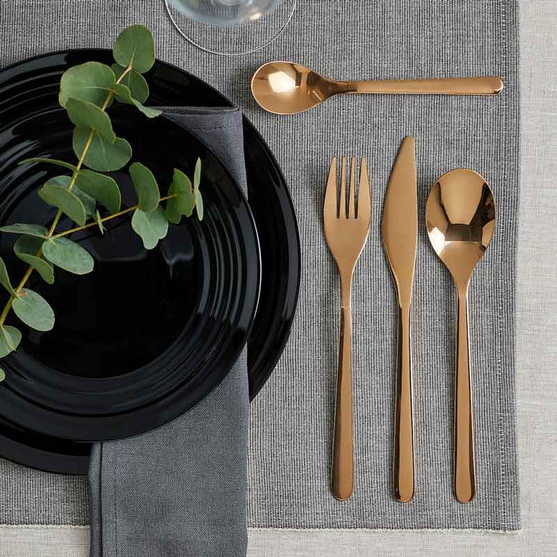 سرویس قاشق و چنگال 24 تکه ایکیا مدل 90581966-IKEA FORNUFT